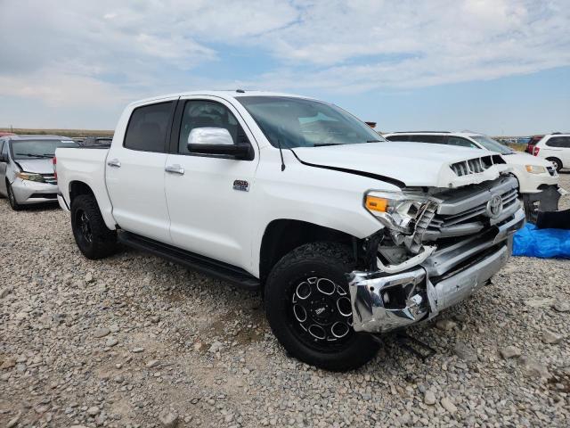 5TFAW5F10EX349349 - 2014 TOYOTA TUNDRA CREWMAX PLATINUM WHITE photo 4