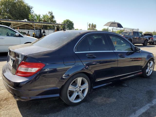 WDDGF8BB4BR159599 - 2011 MERCEDES-BENZ C 300 4MATIC BLUE photo 3