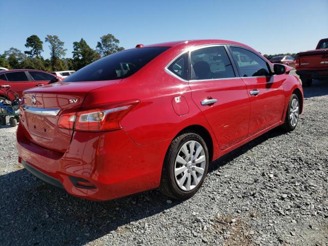 3N1AB7AP9GL675512 - 2016 NISSAN SENTRA S RED photo 3