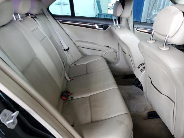 WDDGF8BB6CR203765 - 2012 MERCEDES-BENZ C 300 4MATIC BLACK photo 10