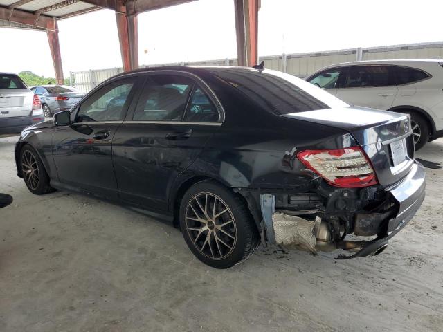 WDDGF8BB6CR203765 - 2012 MERCEDES-BENZ C 300 4MATIC BLACK photo 2