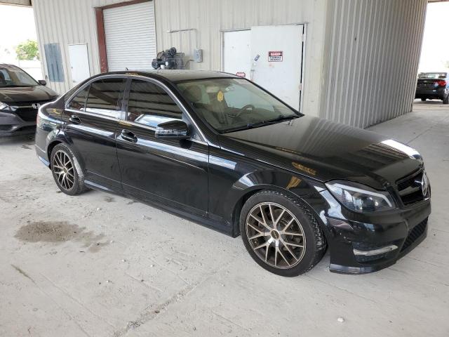 WDDGF8BB6CR203765 - 2012 MERCEDES-BENZ C 300 4MATIC BLACK photo 4