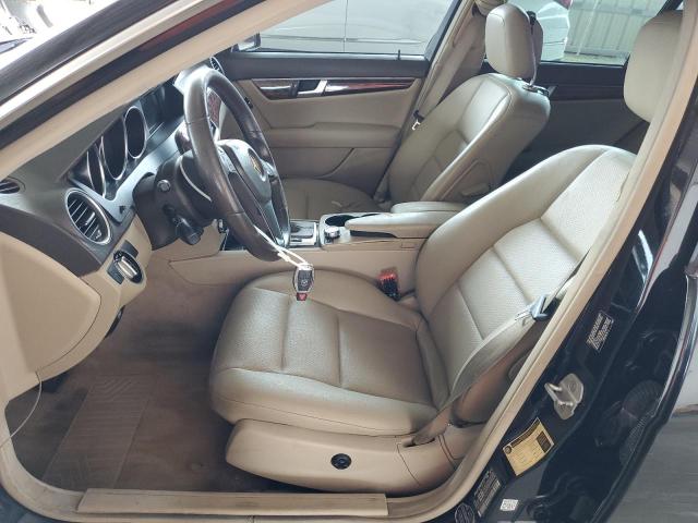 WDDGF8BB6CR203765 - 2012 MERCEDES-BENZ C 300 4MATIC BLACK photo 7