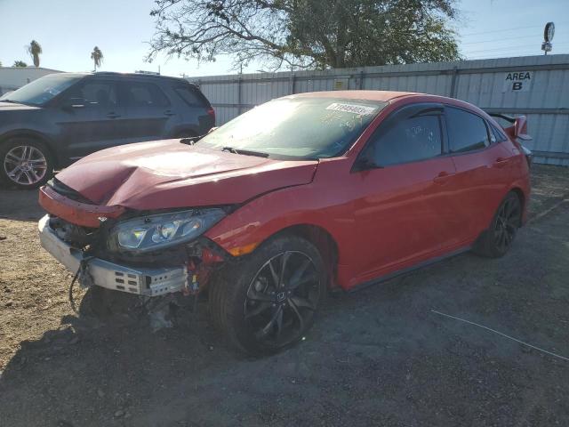 SHHFK7G42HU230060 - 2017 HONDA CIVIC SPORT 红色 照片 1