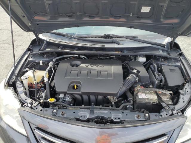 2T1BU4EE7DC009816 - 2013 TOYOTA COROLLA BASE Grau Foto 11