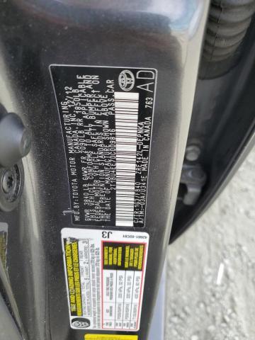 2T1BU4EE7DC009816 - 2013 TOYOTA COROLLA BASE Grau Foto 13