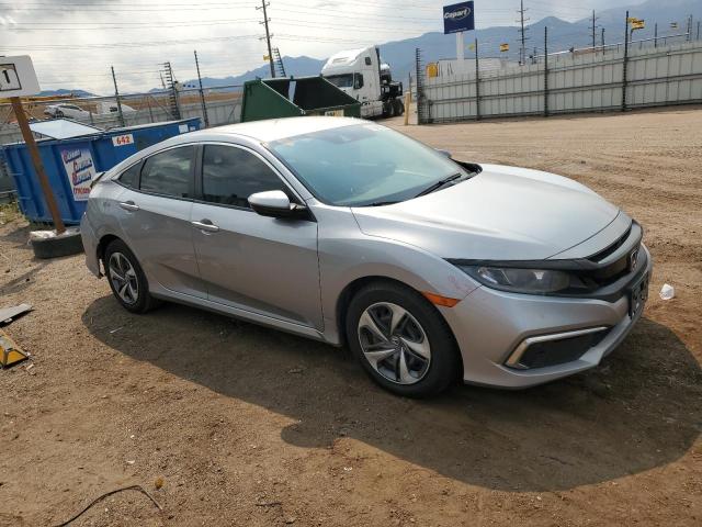 19XFC2F66KE026623 - 2019 HONDA CIVIC LX 银色 照片 4