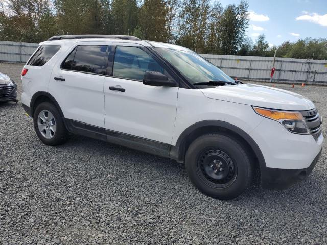 1FM5K8B86DGB40516 - 2013 FORD EXPLORER WHITE photo 4