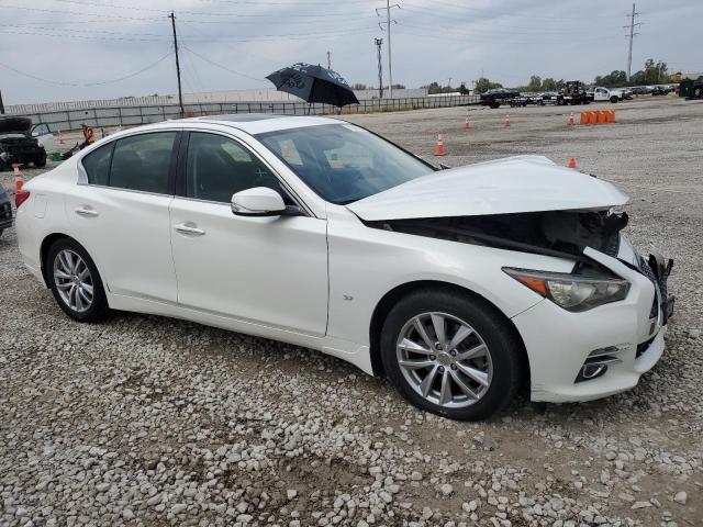 JN1BV7AR6FM420947 - 2015 INFINITI Q50 BASE Biały zdjęcie 4
