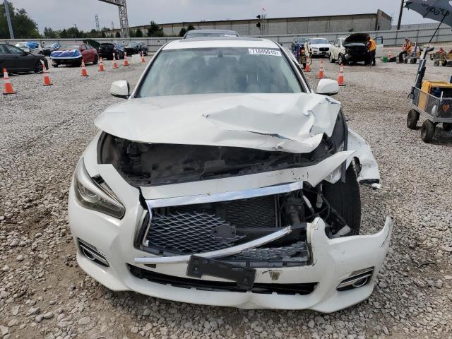 JN1BV7AR6FM420947 - 2015 INFINITI Q50 BASE Biały zdjęcie 5