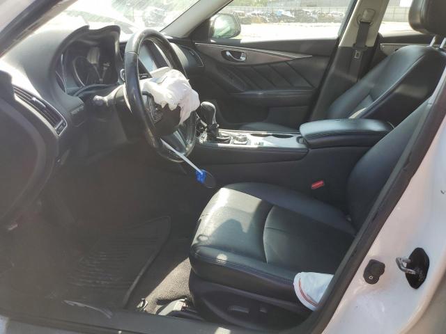 JN1BV7AR6FM420947 - 2015 INFINITI Q50 BASE Biały zdjęcie 7