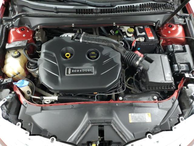 3LN6L2G91ER808216 - 2014 LINCOLN MKZ RED photo 11