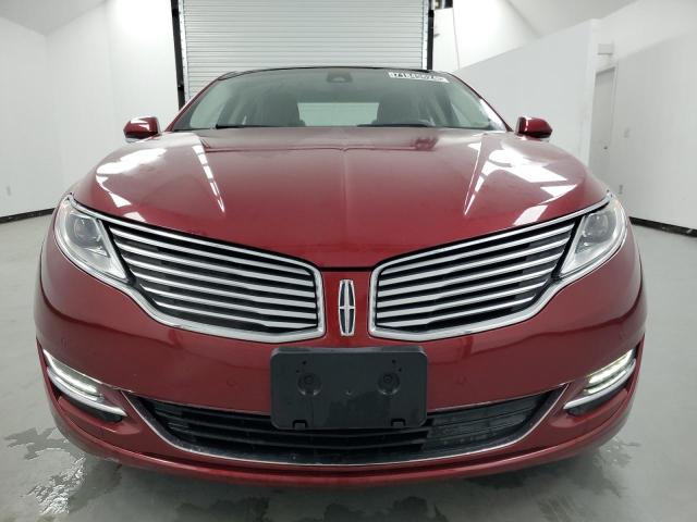 3LN6L2G91ER808216 - 2014 LINCOLN MKZ RED photo 5