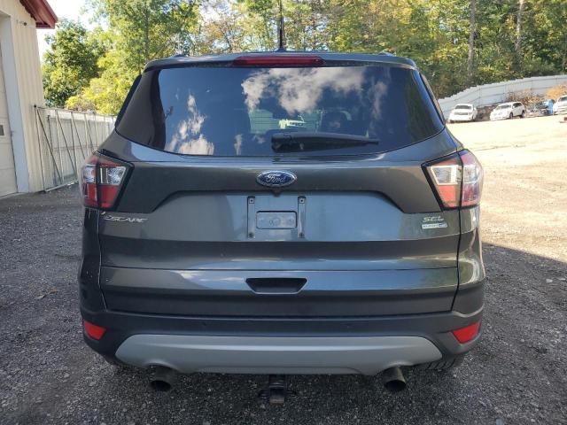 1FMCU9HD1JUB78597 - 2018 FORD ESCAPE SEL ნაცრისფერი ფოტო 6