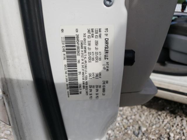 2A8HR54P18R639432 - 2008 CHRYSLER TOWN & COU TOURING 白色 照片 13