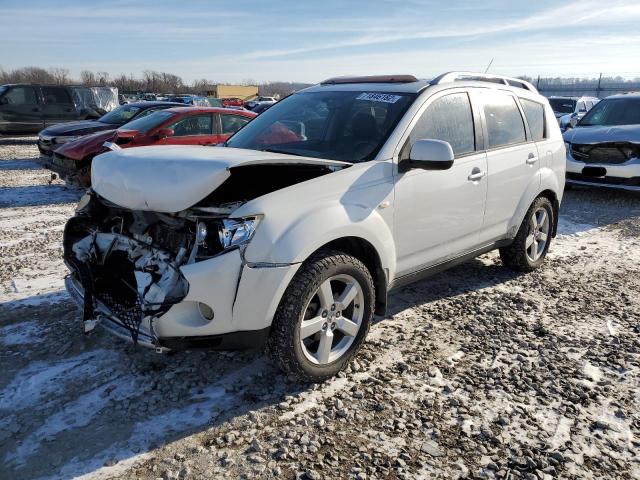 JA4MS41X87Z006448 - 2007 MITSUBISHI OUTLANDER XLS WHITE photo 1