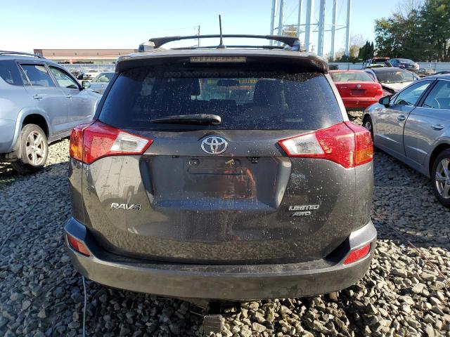 2T3DFREVXDW117711 - 2013 TOYOTA RAV4 LIMITED GRAY photo 6