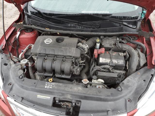 3N1AB7AP9FL667960 - 2015 NISSAN SENTRA S RED photo 11