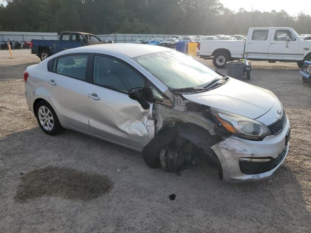 KNADM4A39G6544149 - 2016 KIA RIO LX SILVER photo 4