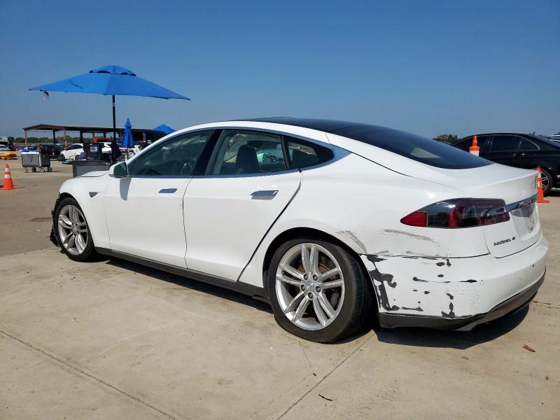 5YJSA1E16GF128283 - 2016 TESLA MODEL S WHITE photo 2