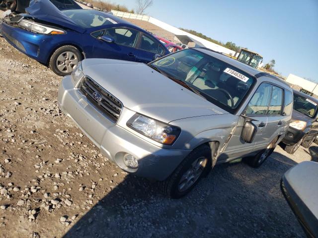 JF1SG65664H758104 - 2004 SUBARU FORESTER 2.5XS SILVER photo 1