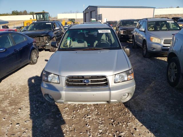 JF1SG65664H758104 - 2004 SUBARU FORESTER 2.5XS Серебристый фото 5