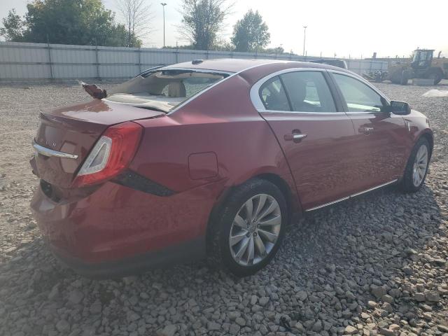 1LNHL9EK8FG604478 - 2015 LINCOLN MKS MAROON photo 3