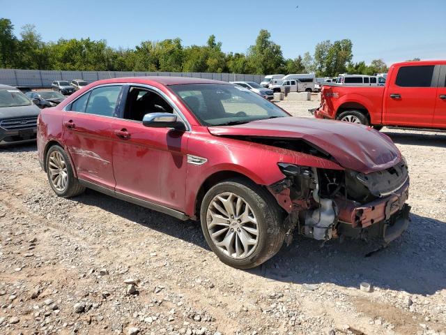 1FAHP2F87GG105830 - 2016 FORD TAURUS LIMITED RED photo 4