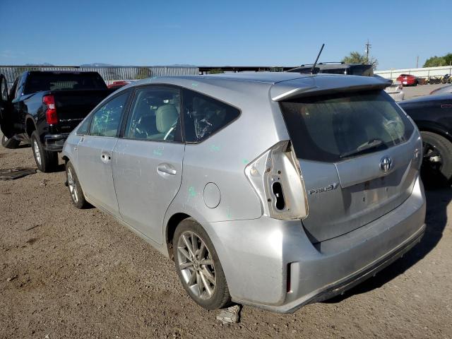 JTDZN3EU9FJ035726 - 2015 TOYOTA PRIUS V GRAY photo 2