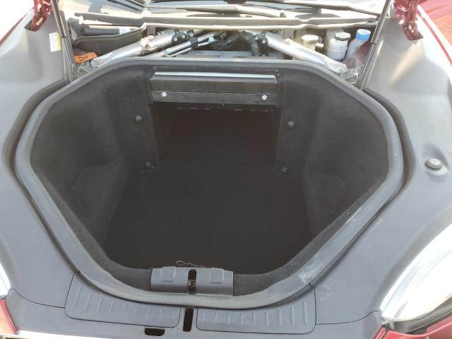 5YJSA1CNXDFP21565 - 2013 TESLA MODEL S RED photo 11