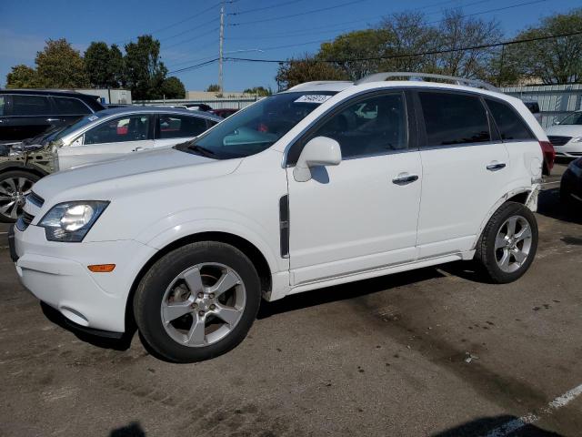 3GNAL4EK0ES621341 - 2014 CHEVROLET CAPTIVA LTZ WHITE photo 1