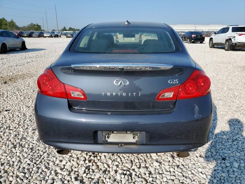 JN1DV6AP5BM831333 - 2011 INFINITI G25 BASE გრაფიტი ფოტო 6
