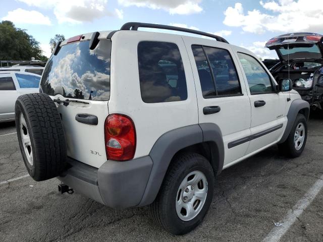 1J4GK48K44W283151 - 2004 JEEP LIBERTY SPORT WHITE photo 3