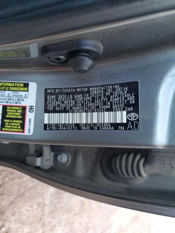 2T1BURHE7HC763443 - 2017 TOYOTA COROLLA L 石墨色 照片 12