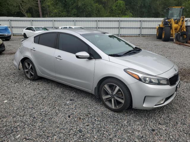 3KPFL4A85HE040851 - 2017 KIA FORTE EX SILVER photo 4