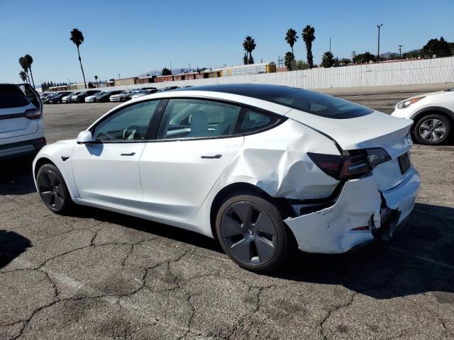 5YJ3E1EA0NF362344 - 2022 TESLA MODEL 3 أبيض صورة 2