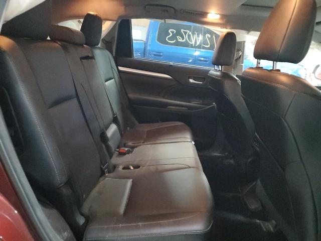 5TDJKRFH9ES053526 - 2014 TOYOTA HIGHLANDER XLE BURGUNDY photo 11