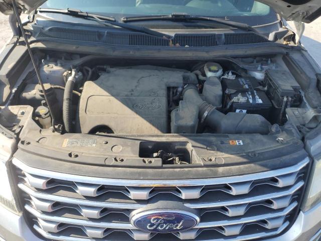 1FM5K7F83HGE19187 - 2017 FORD EXPLORER LIMITED SILVER photo 12