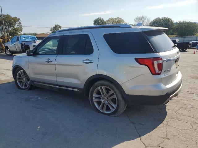 1FM5K7F83HGE19187 - 2017 FORD EXPLORER LIMITED SILVER photo 2