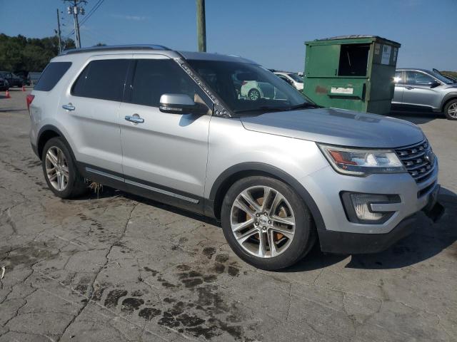 1FM5K7F83HGE19187 - 2017 FORD EXPLORER LIMITED SILVER photo 4