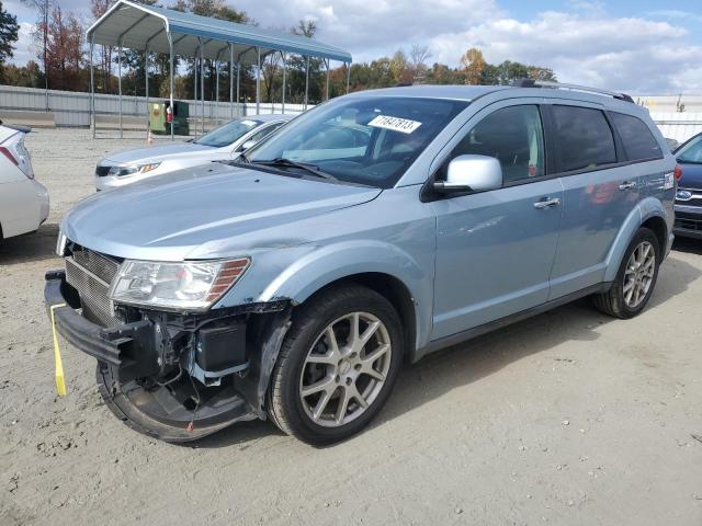 3C4PDCDG8DT594552 - 2013 DODGE JOURNEY CREW BLUE photo 1