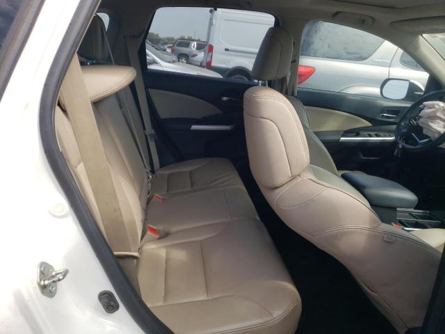 5J6RM4H70FL115087 - 2015 HONDA CR-V EXL WHITE photo 10