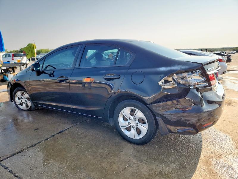 2HGFB2F53DH539041 - 2013 HONDA CIVIC LX Սև լուսանկար 2