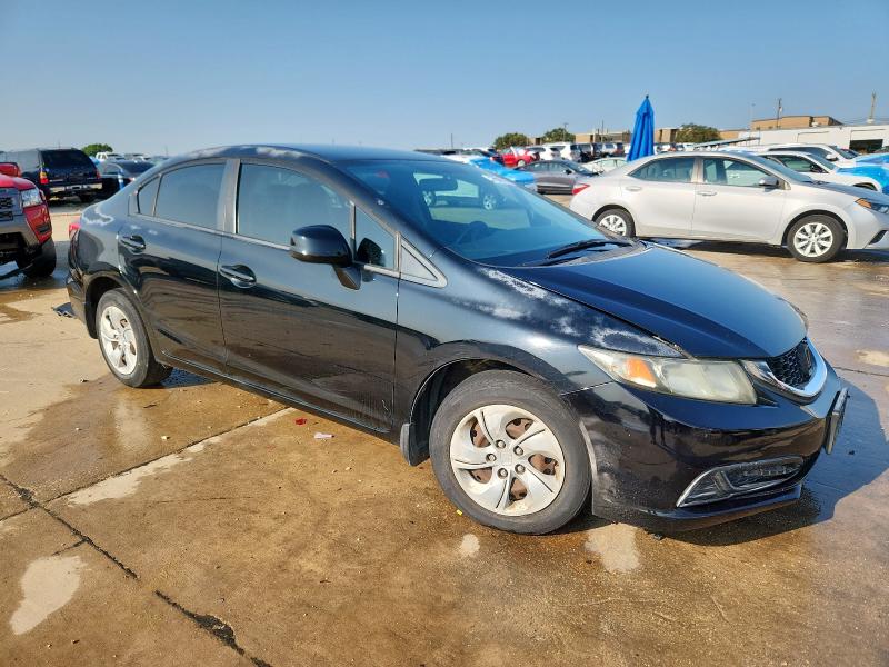 2HGFB2F53DH539041 - 2013 HONDA CIVIC LX Սև լուսանկար 4