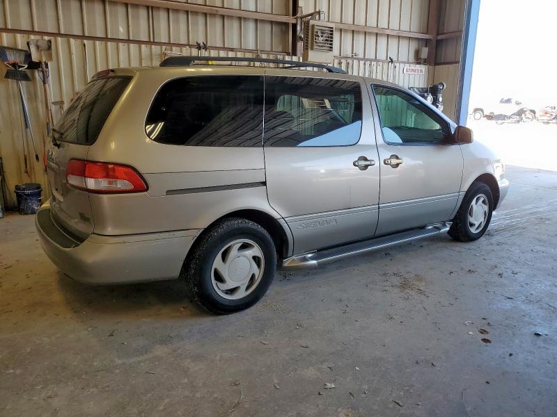 4T3ZF13C62U436741 - 2002 TOYOTA SIENNA LE GOLD photo 3