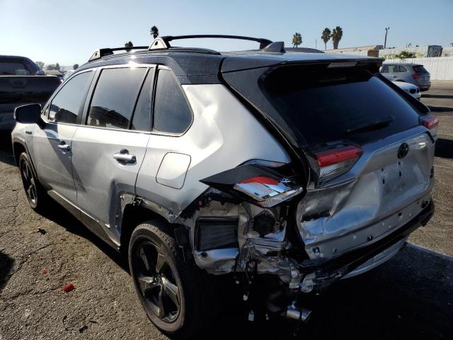 4T3E6RFV0MU059644 - 2021 TOYOTA RAV4 XSE SILVER photo 2