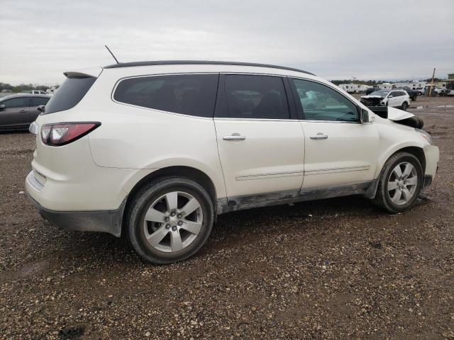 1GNKRLKD6DJ206303 - 2013 CHEVROLET TRAVERSE LTZ WHITE photo 3