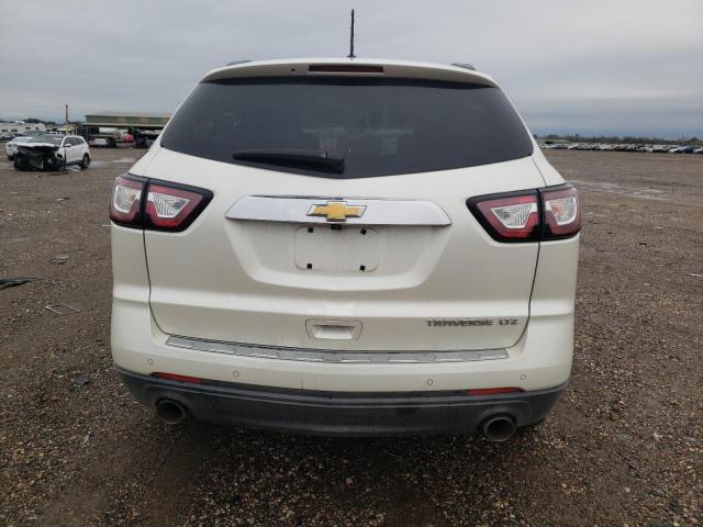 1GNKRLKD6DJ206303 - 2013 CHEVROLET TRAVERSE LTZ WHITE photo 6