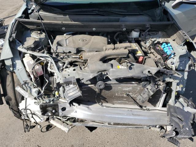 2T3P1RFV6MW210316 - 2021 TOYOTA RAV4 XLE GRAY photo 12