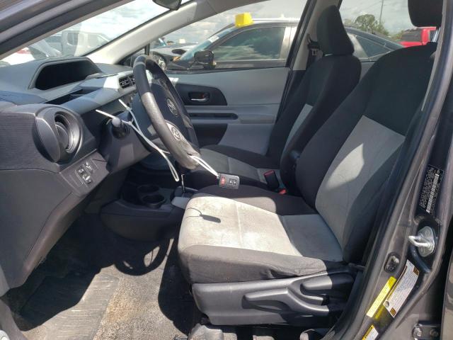 JTDKDTB31C1503895 - 2012 TOYOTA PRIUS C GRAY photo 7